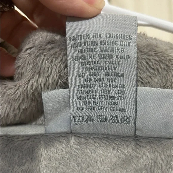 Free Country Light Gray Water Resistant Rain Coat with Removable Hood sz 2X - Picture 3 of 16